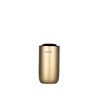 Golden aroma diffuser with Aemster logo