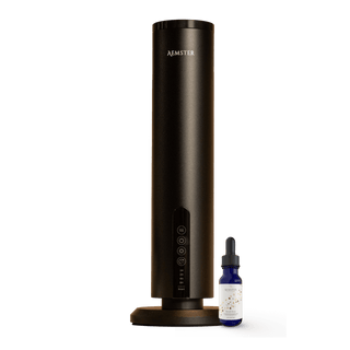 Bundle: Haevn Charge Black starter set – Diffuser + Wanaka Woods scent (15 ml)