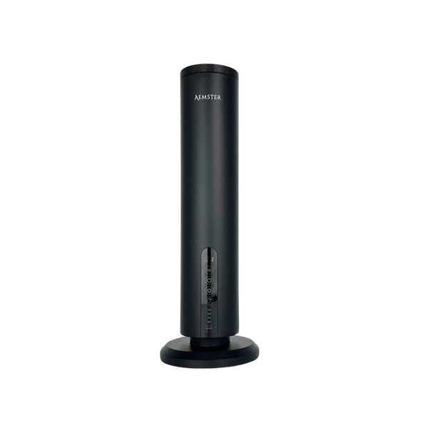Haevn Charge aroma diffuser in black, cordless and controlled with the Aemster App